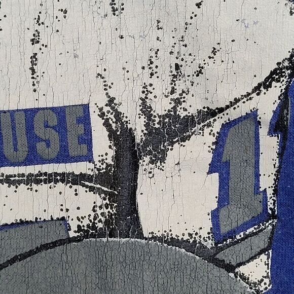 Vintage 80s Russell-Athletic Shirt 2XL 26x26 Blue-Devils - Picture 13 of 13